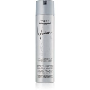 L’Oréal Professionnel Infinium Pure hypoalergénny lak na vlasy s extra silnou fixáciou bez parfumácie 300 ml