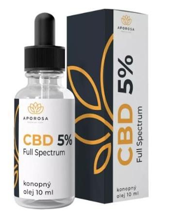Aporosa CBD 5% Full Spectrum konopný olej 10 ml