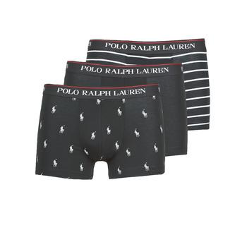 Polo Ralph Lauren  Boxerky CLASSIC TRUNK X3  Čierna
