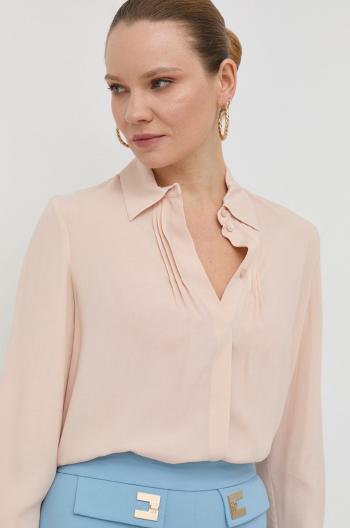 Košeľa MAX&Co. dámska, béžová farba, regular, s klasickým golierom