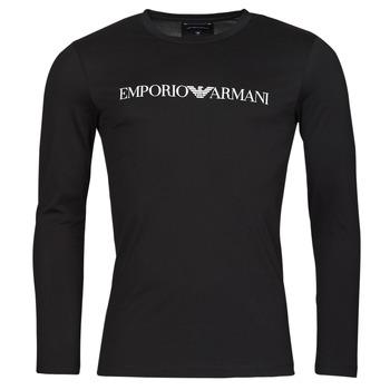 Emporio Armani  Tričká s dlhým rukávom 8N1TN8  Čierna