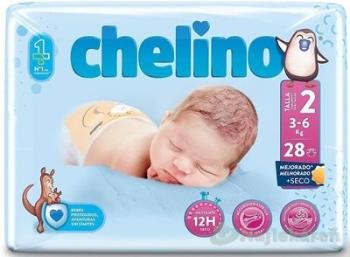 CHELINO T2 detské plienky (3-6 kg) s dermo ochranou 28 ks