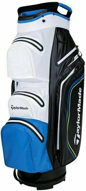 TaylorMade Storm Dry White/Black/Blue Cart Bag