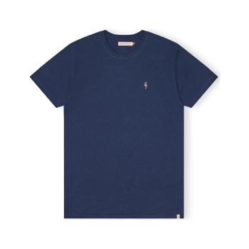 Revolution  T-Shirt Regular 1364 FLA - Navy Mel  Tričká a polokošele Modrá