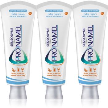 Sensodyne Pronamel Whitening bieliaca zubná pasta pre citlivé zuby 3x75 ml