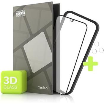 Tempered Glass Protector pre iPhone 12 Pro Max, 3D Case Friendly, Čierne + sklo na kameru (TGR-IP12PM-01)