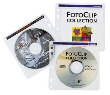 Hama  obal na CD 2 CD / DVD / Blu-ray polypropylen transparentná biela 40 ks (š x v x h) 145 x 140 x 1 mm 00048444