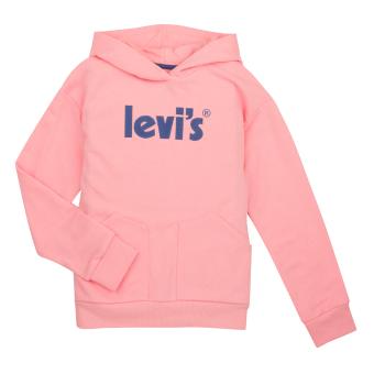 Levis  LVG SQUARE POCKET HOODIE  Mikiny Ružová