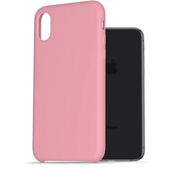 AlzaGuard Premium Liquid Silicone iPhone X / Xs ružové (AGD-PCS0002P)