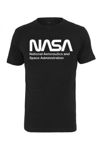 Mr. Tee NASA Wormlogo Tee black - L