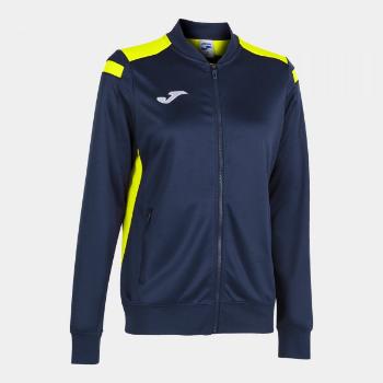 CHAMPIONSHIP VI FULL ZIP SWEATSHIRT NAVY FLUOR YELLOW L