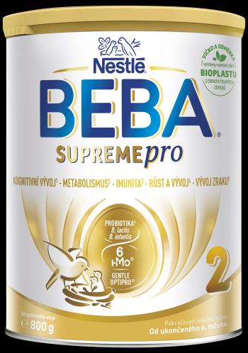 NESTLÉ BEBA SUPREMEpre 2 dojčenské mlieko od ukončeného 6. mesiaca 6HMO 800 g