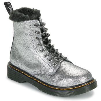 Dr. Martens  1460 Serena J Silver Distressed Foil  Polokozačky Strieborná