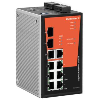 Weidmüller IE-SW-PL10M-1GT-2GS-7TX priemyselný ethernetový switch