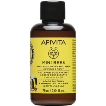 Apivita Kids Mini Bees detský šampón na vlasy a telo 75 ml