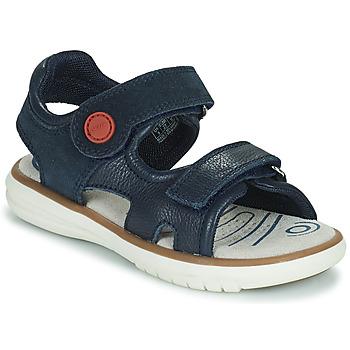 Geox  Športové sandále J SANDAL MARATEA BOY  Námornícka modrá