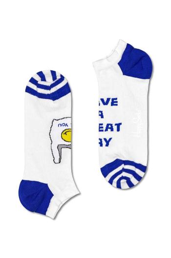 Ponožky Happy Socks Souvenir Low Sock biela farba