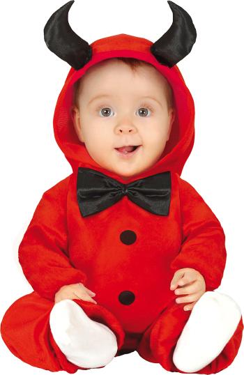 Guirca Detský kostým pre najmenších - Malý Čert Veľkosť najmenší: 18 - 24 mesiacov