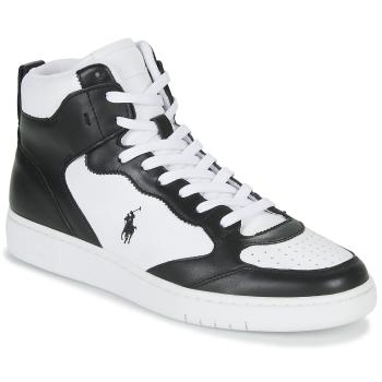 Polo Ralph Lauren  POLO CRT HGH-SNEAKERS-LOW TOP LACE  Členkové tenisky Čierna