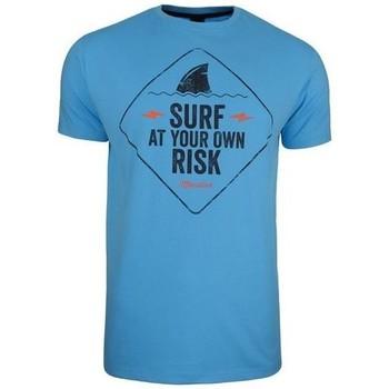 Monotox  Tričká s krátkym rukávom Surf Risk  Modrá