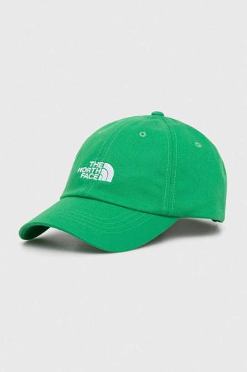 Šiltovka The North Face Norm Hat zelená farba, s nášivkou, NF0A7WHOPO81