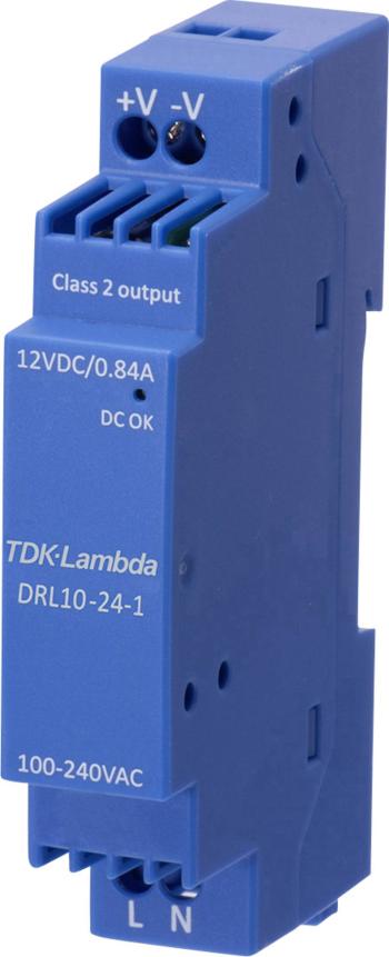 TDK-Lambda DRL10-12-1 sieťový zdroj na montážnu lištu (DIN lištu)  12 V 0.84 A 10.08 W