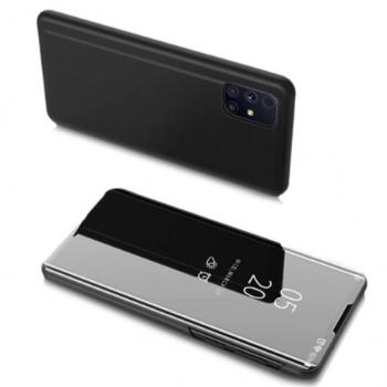 MG Clear View knižkové puzdro na Samsung Galaxy M51, čierne