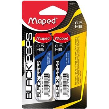 MAPED do mikroceruzky HB 0,5 mm v škatuľke – 2×12 túh v balení (3154145596106)