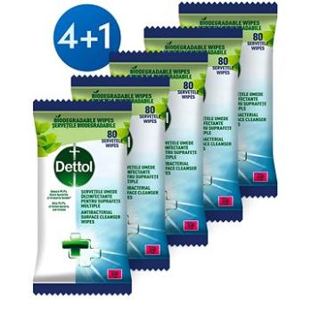 DETTOL Antibakteriálne obrúsky na povrchy 5× 80 ks (5900627107074)