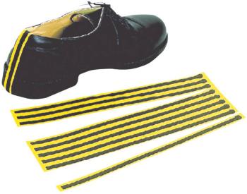BJZ ESD jednorázové zemniace pásky na topánky 10 ks žltá, čierna C-199 2151-C