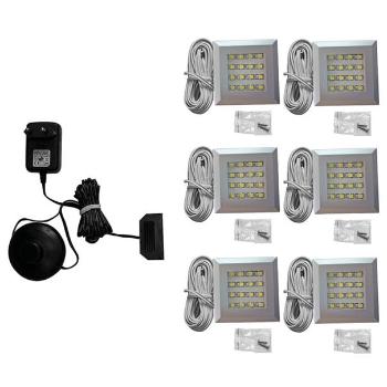 Sconto LED osvetlenie HIGH ROCK 6 kusov