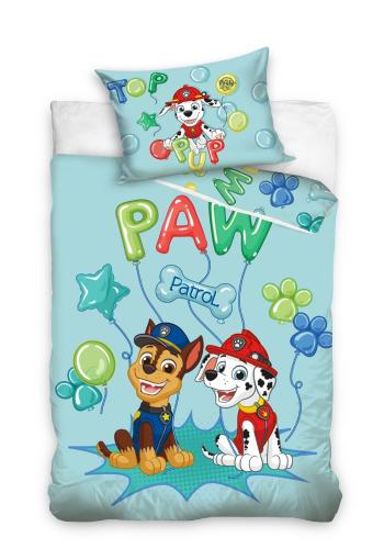 Setino Detské posteľné obliečky - Paw Patrol svetlomodré  100 x 135 cm