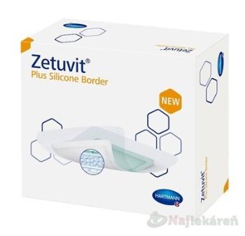 Zetuvit Plus Silicone Border kompres sterilný (15x25cm) 10ks