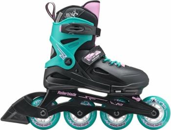 Rollerblade Fury Kolieskové korčule JR Black/Sea Green 36,5-40,5