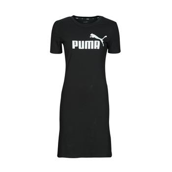 Puma  Krátke šaty ESS SLIM TEE DRESS  Čierna