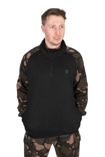 Fox mikina lw black camo qtr zip - xl