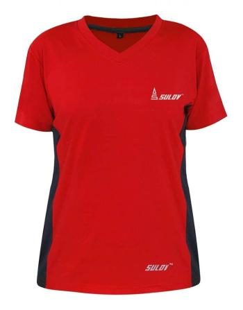 Dámské běžecké triko SULOV® RUNFIT, červené Oblečení velikost: S