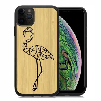 BAMBOO Drevený kryt Apple iPhone 11 Pro FLAMINGO (084)