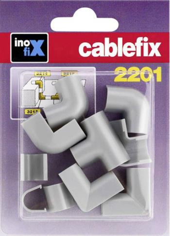 cablefix 127222 káblová lišta spojenie dosadacích miest  10 ks sivá