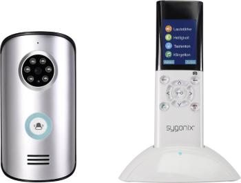 Sygonix SY-3396994 domové videotelefón bezdrôtový kompletný set  strieborná, biela, čierna