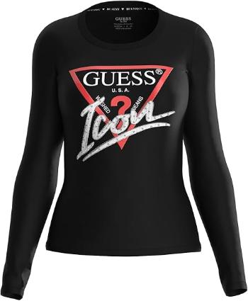 Guess Dámske tričko Regular Fit W4YI33I3Z14-JBLK XS