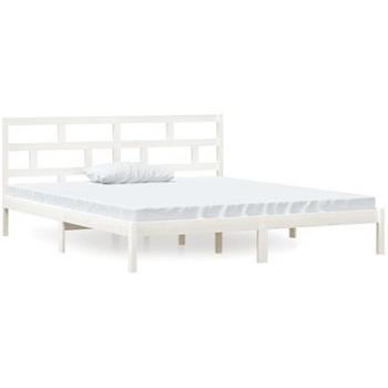 Rám postele biely masívne drevo 135 × 190 cm Double, 3101194