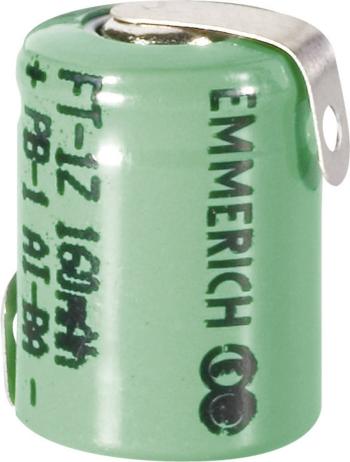 Emmerich 1/3 Micro ZLF špeciálny akumulátor 1/3 AAA spájkovacia špička v tvare Z Ni-MH 1.2 V 160 mAh