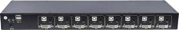 Intellinet 507912 8 portů prepínač KVM  DVI  600 x 480 Pixel, 800 x 600 Pixel, 1024 x 720 Pixel, 1200 x 800 Pixel, 1280
