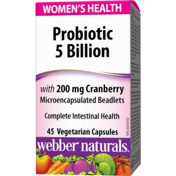 Webber Naturals Probiotiká s brusnicami pre ženy 45 kapsúl