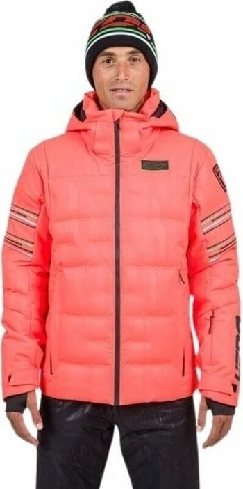 Rossignol Hero Depart Ski Jacket Neon Red L Lyžiarska bunda