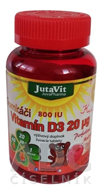 Jutavit Gumkáči Vitamín D3 20 µg Kids 60 tabliet