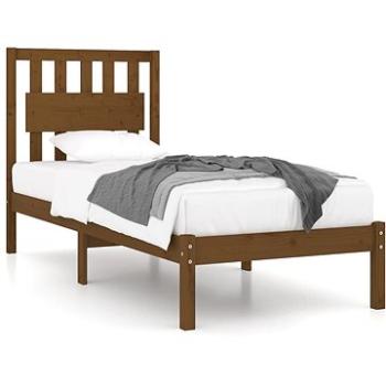 Rám postele medovo hnedý masívna borovica 90 × 200 cm, 3103921
