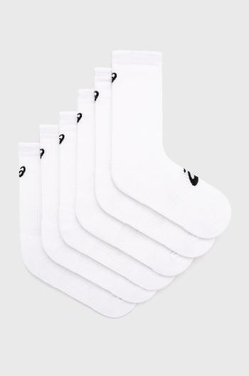 Ponožky Asics (6-pak) biela farba