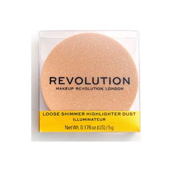 Makeup Revolution  Metallic Powder Highlighter  Lícenky & púdre Ružová